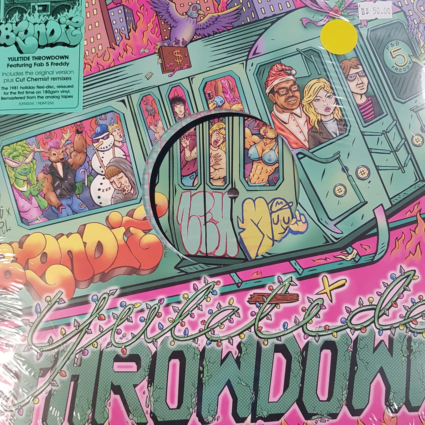 BLONDIE AND FAB 5 FREDDY - YULETIDE THROWDOWN (12") VINYL