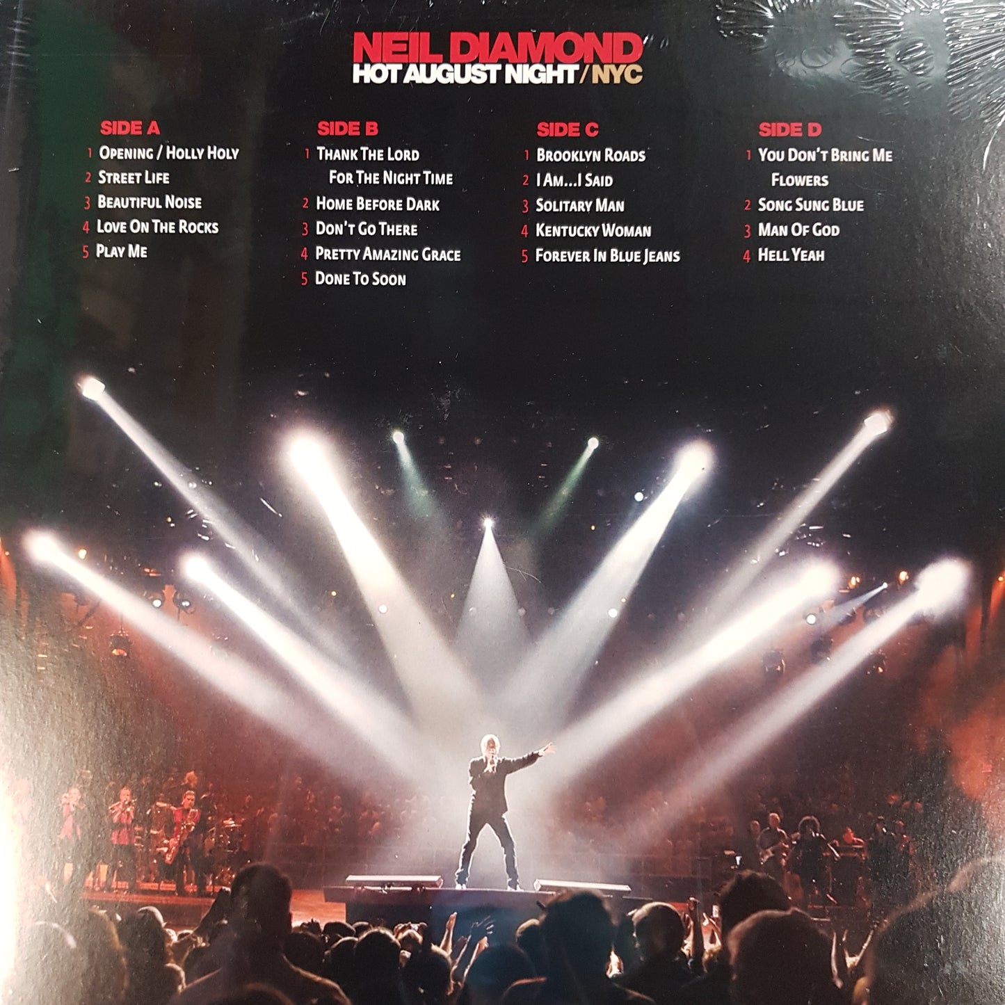 NEIL DIAMOND - HOT AUGUST NIGHT NYC: LIVE FROM MADISON SQUARE GARDEN (2LP) VINYL
