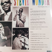 Load image into Gallery viewer, STEVIE WONDER - THE SINGLES 1962-63 VINYL
