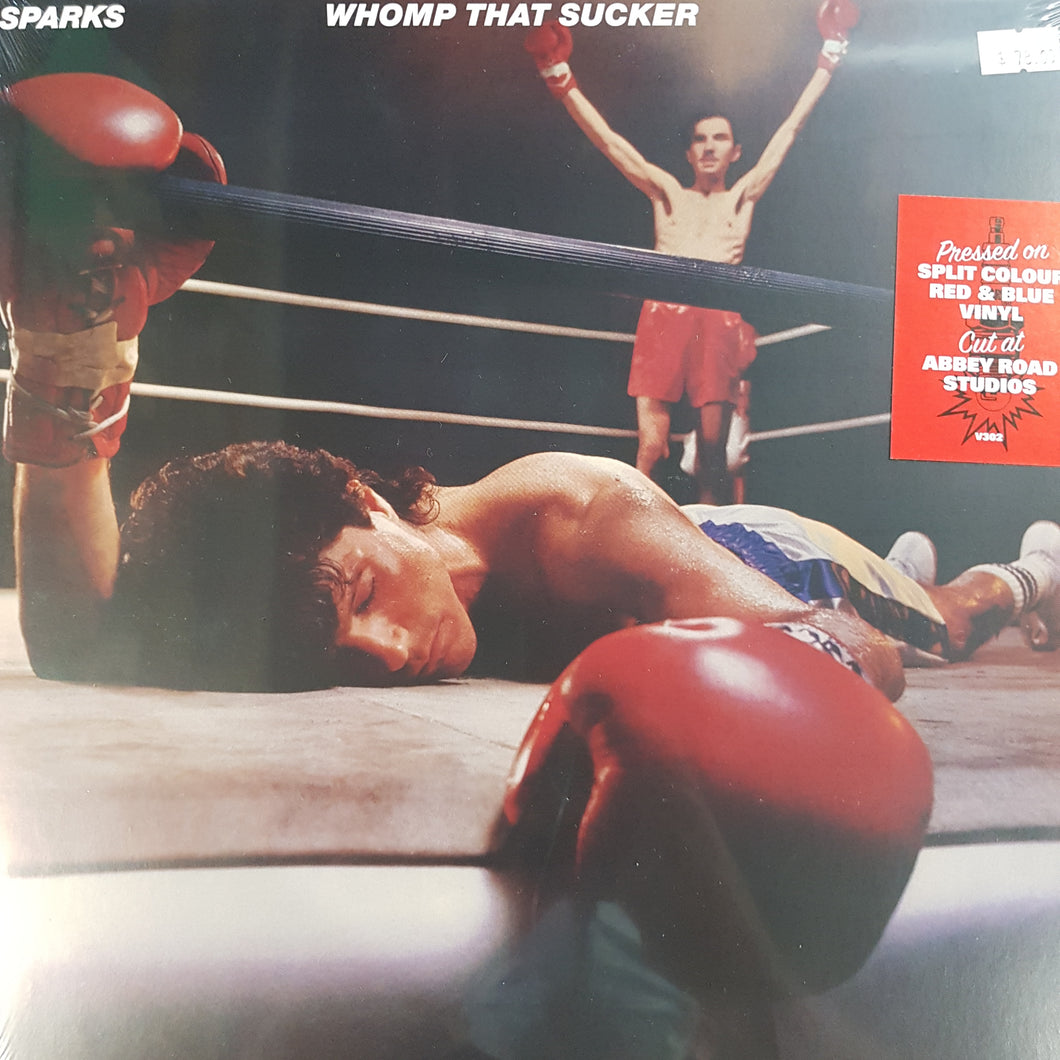 SPARKS - WHOMP THAT SUCKER (RED AND BLUE COLOURED) VINYL