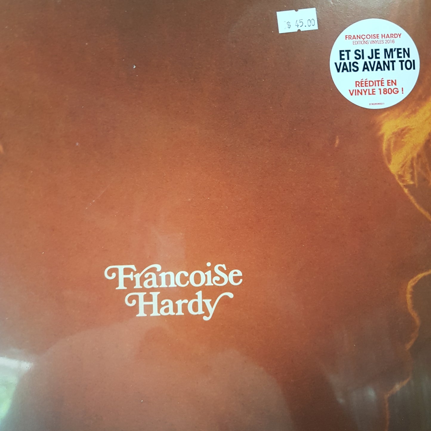 FRANCOISE HARDY - ET SI JE M'EN VAIS AVANT TOI VINYL