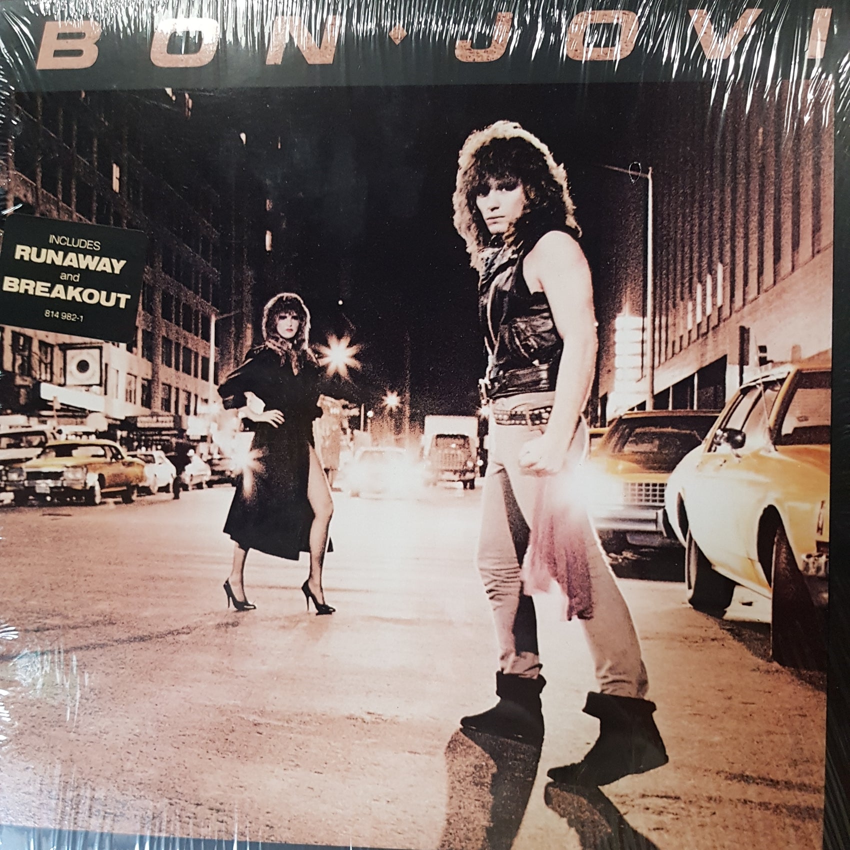BON JOVI - SELF TITLED (USED VINYL 1984 US EX+/EX+)