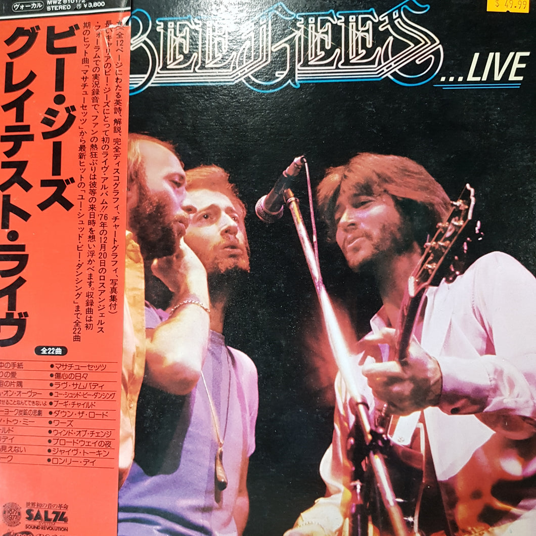 BEE GEES - LIVE (2LP) (USED VINYL 1977 JAPANESE M-/EX+)