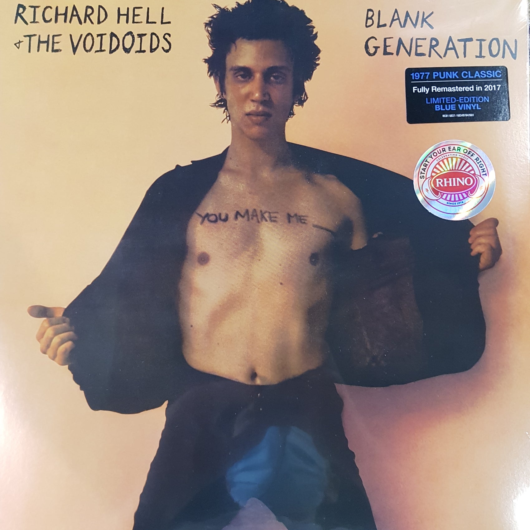 RICHARD HELL - BLANK GENERATION (BLUE COLOURED) VINYL