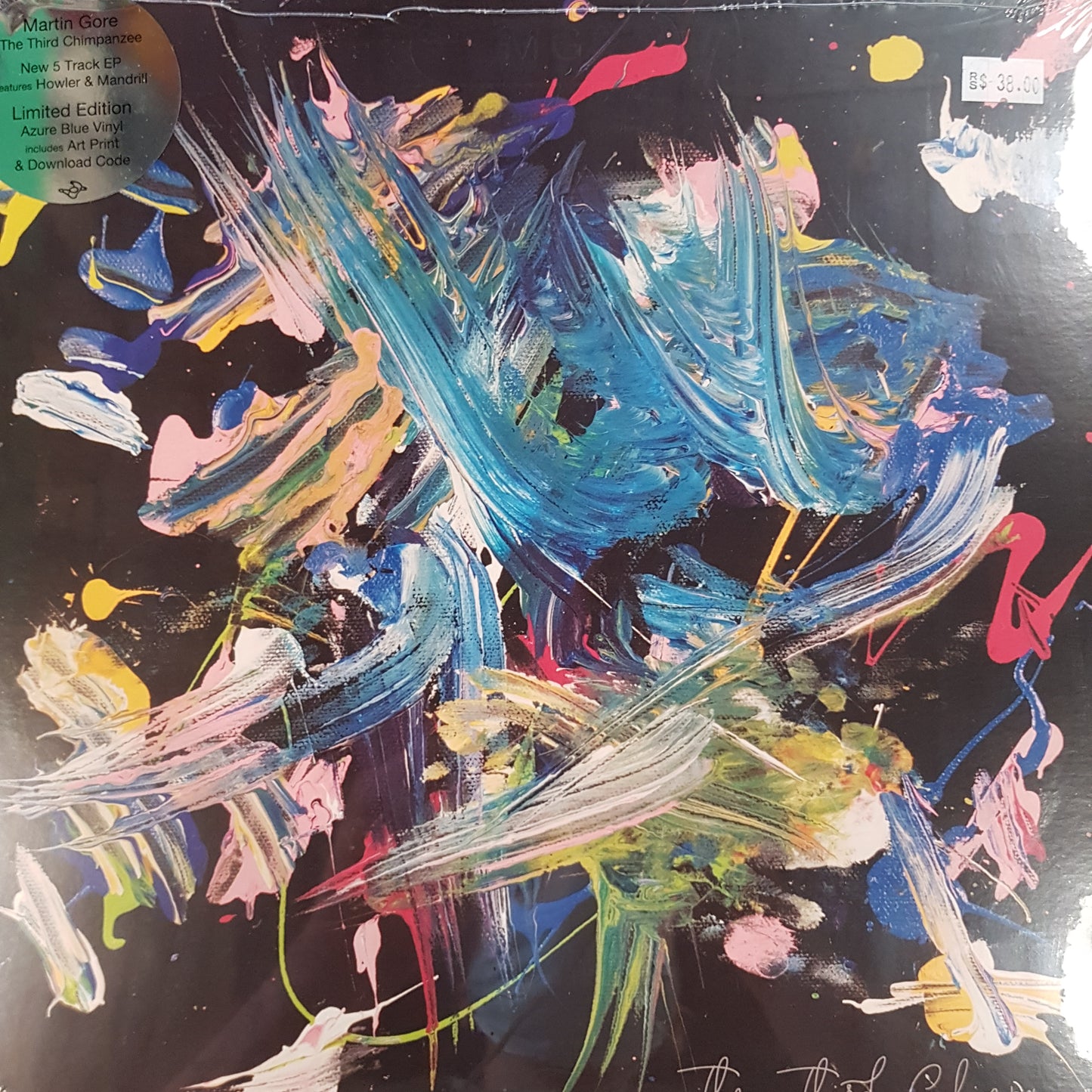 MARTIN GORE - THE THIRD CHIMPANZEE REMIXED (BLUE COLOURED) VINYL