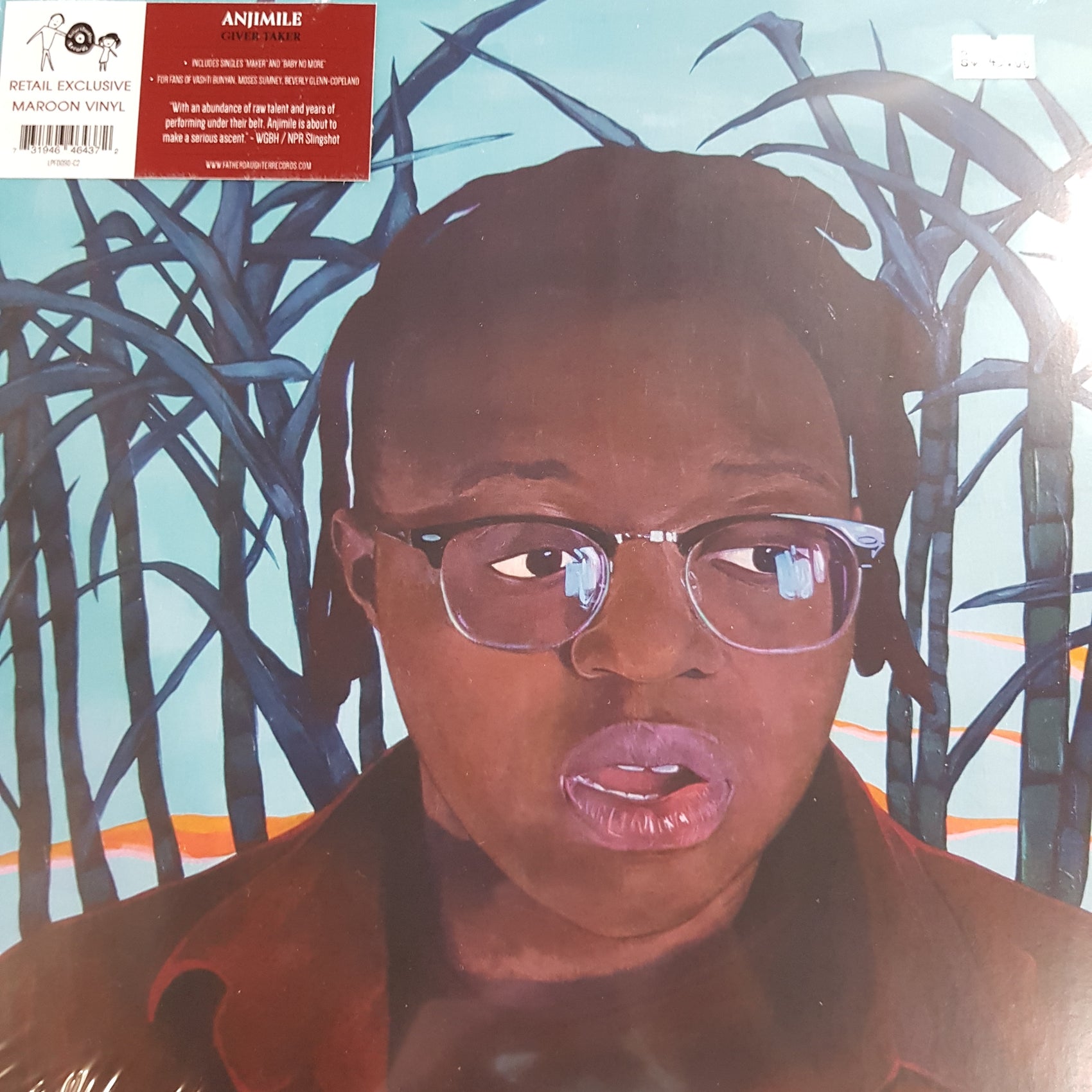 ANJIMILE - GIVER TAKER (MAROON COLOURED) VINYL