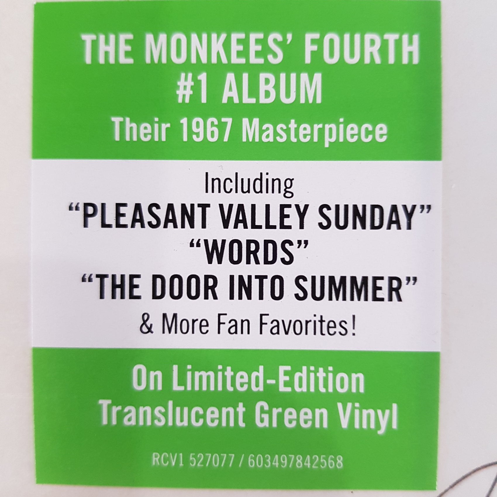 MONKEES - PISCES, AQUARIUS, CAPRICORN AND JONES LTD (TRANSLUCENT COLOURED) VINYL