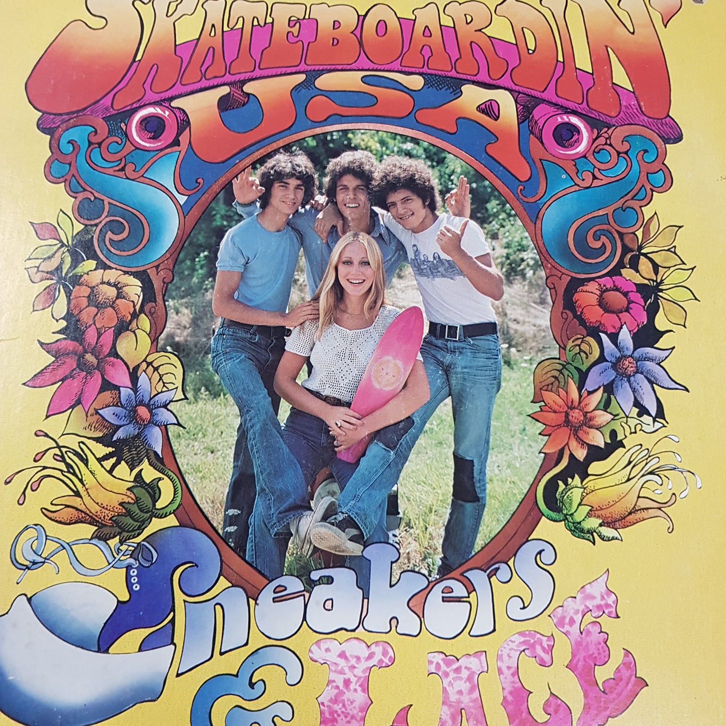 SNEAKERS AND LACES - SKATEBOARDIN' USA (USED VINYL 1976 US M-/EX)