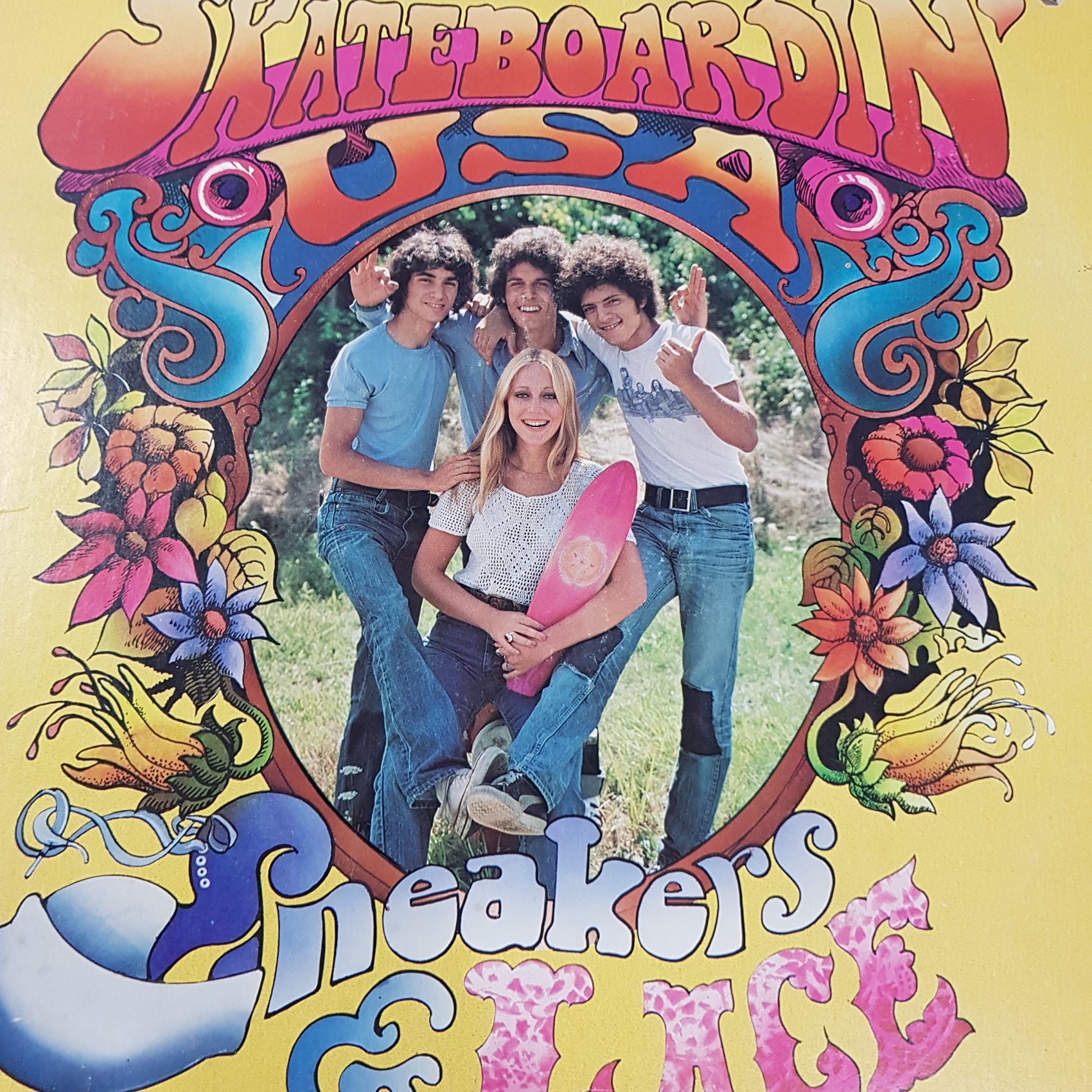 SNEAKERS AND LACES - SKATEBOARDIN' USA (USED VINYL 1976 US M-/EX)