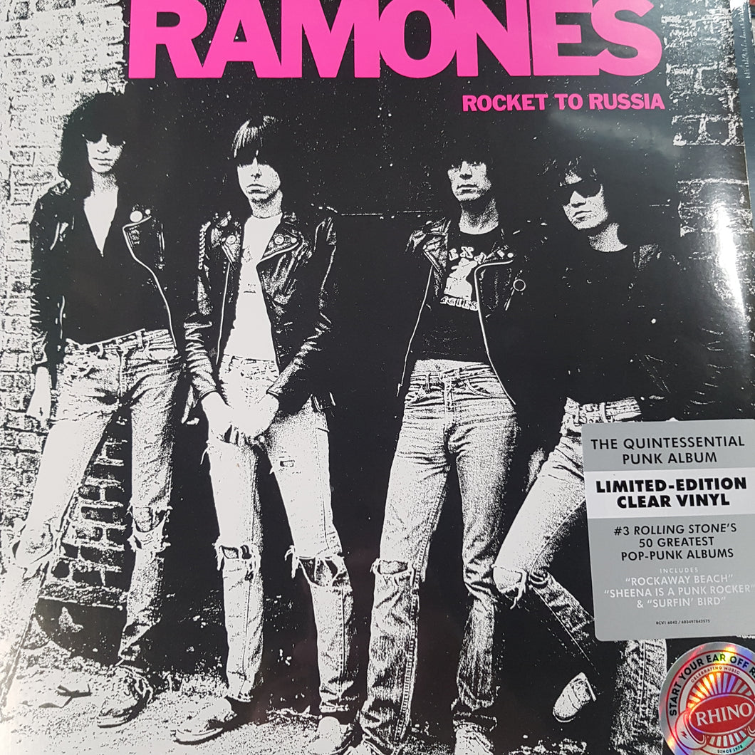 RAMONES - ROCKET TO RUSSIA (CLEAR COLOURED) VINYL