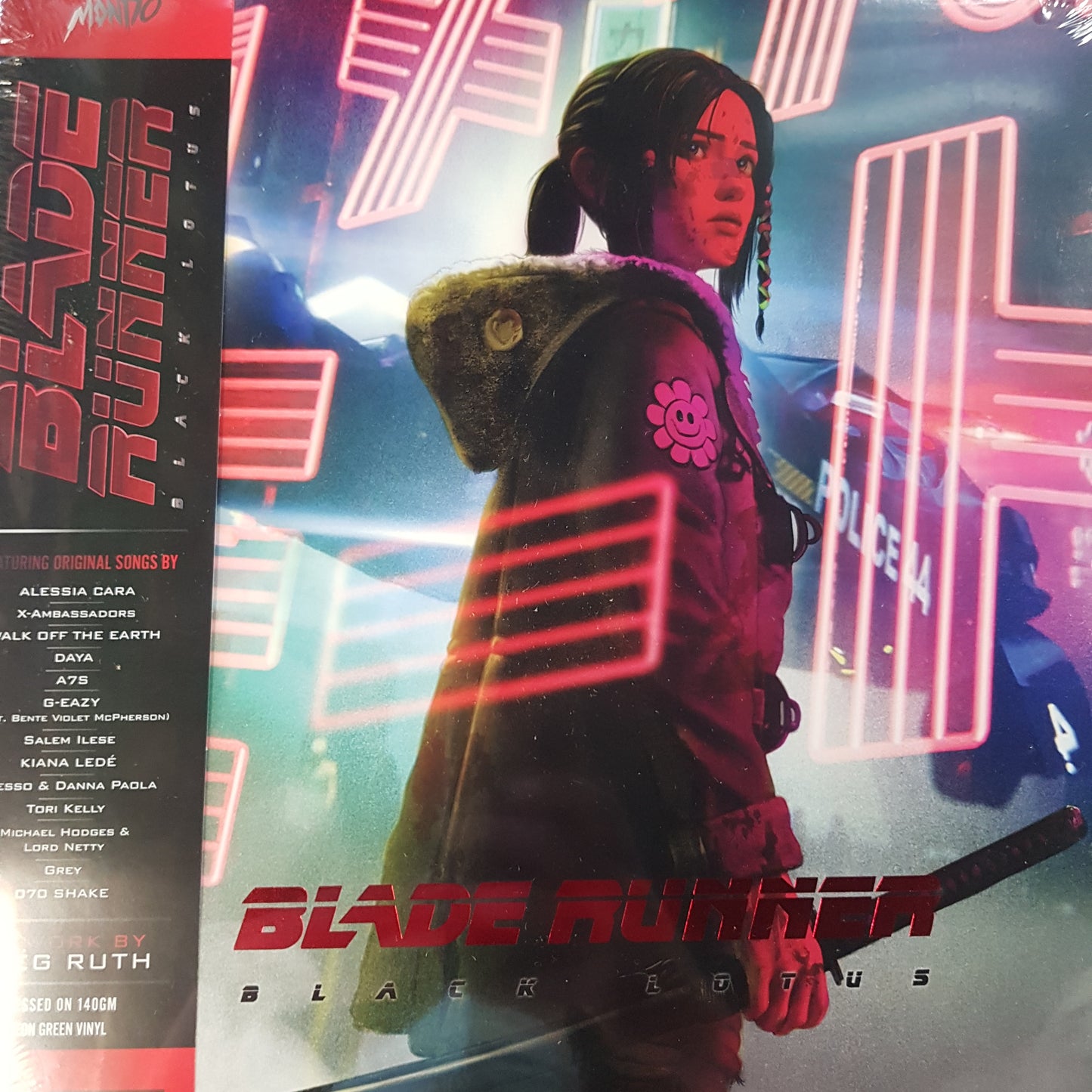 VARIOUS ARTISTS - BLADE RUNNER BLACK LOTUS O.S.T.  (NEON GREEN COLOURED) VINYL