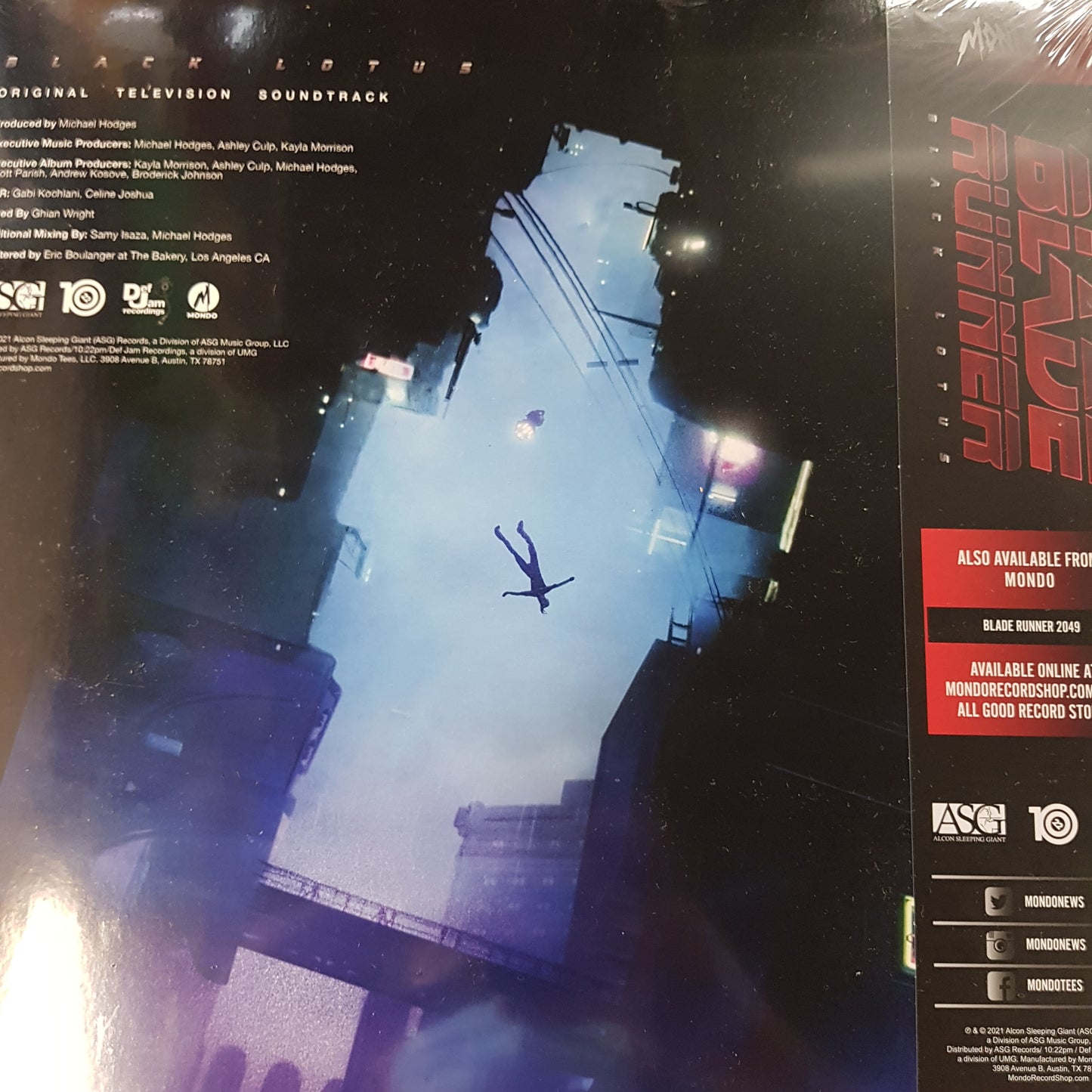 VARIOUS ARTISTS - BLADE RUNNER BLACK LOTUS O.S.T.  (NEON GREEN COLOURED) VINYL