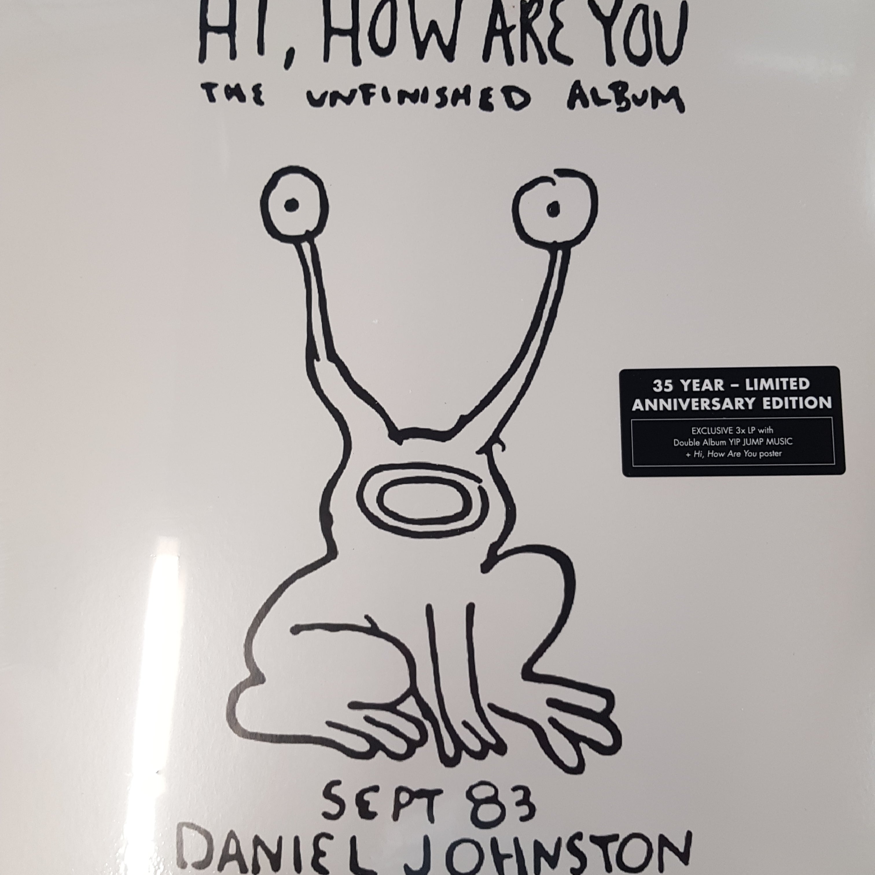 【レア】Daniel johnston/Hi How Are You レコード DANIEL JOHNSTON - HI, HOW ARE YOU: THE UNFINISHES ALBUM (3LP