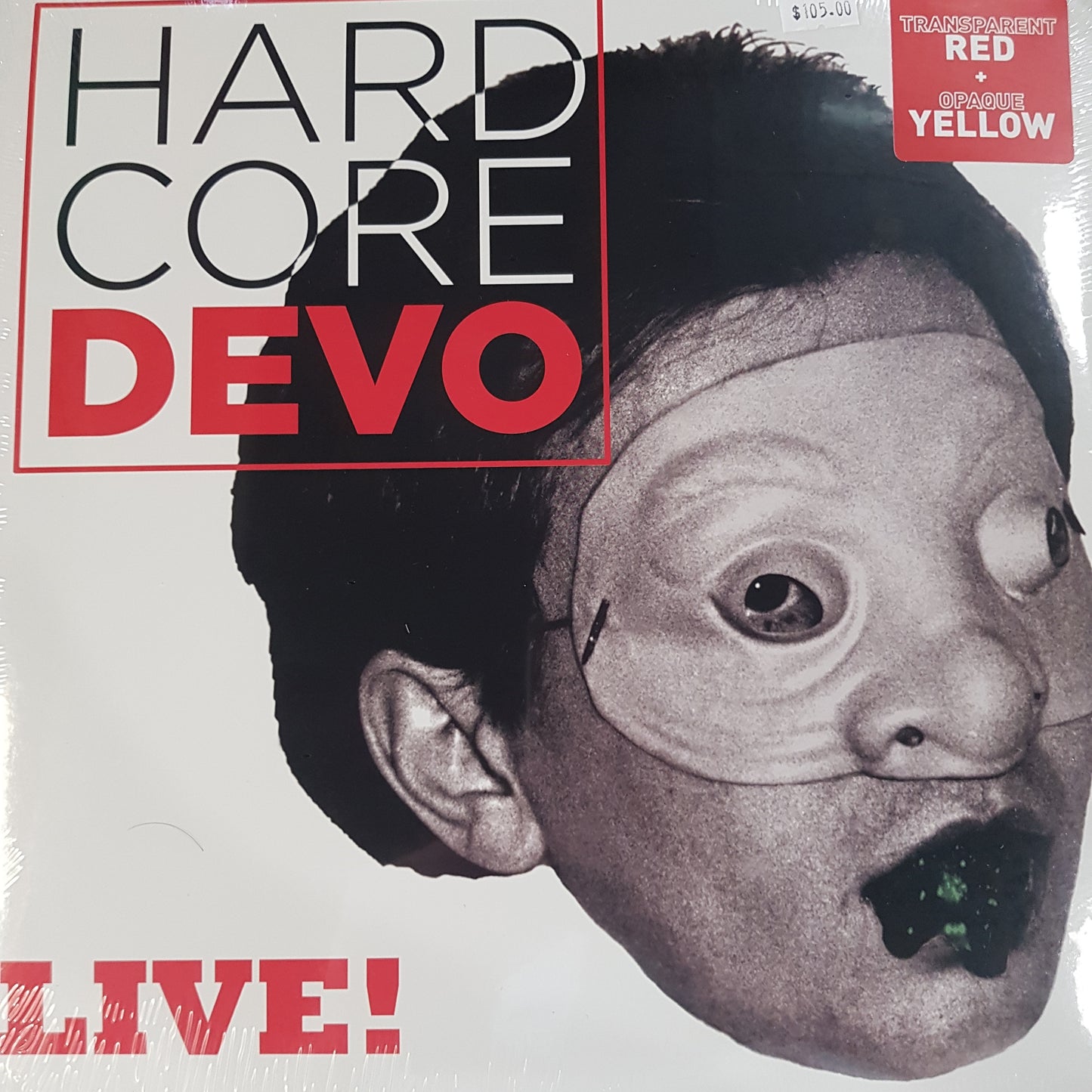 DEVO - HARDCORE (RED AND YELLOW COLOURED) (2LP) VINYL