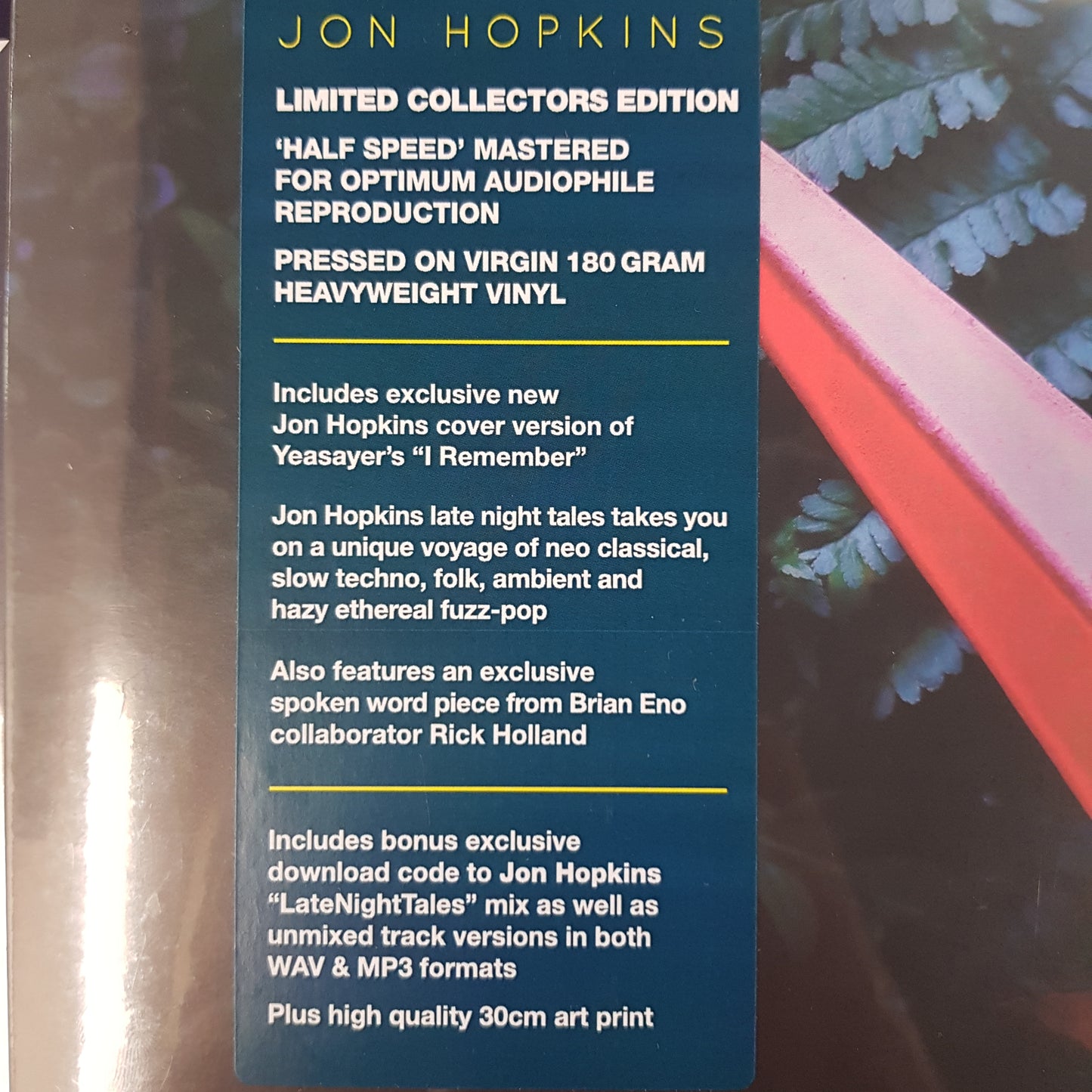 JON HOPKINS - LATE NIGHT TALES (2LP) VINYL