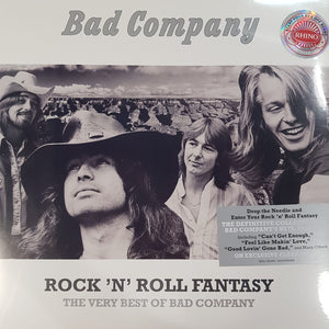 BAD COMPANY - ROCK 'N' ROLL FANTASY: THE VERY BEST OF (CLEAR COLOURED) (2LP) VINYL