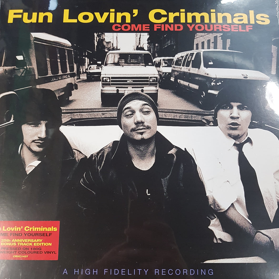 FUN LOVIN' CRIMINALS - COME FIND YOURSELF (25th ANNIVERSARY COLOURED) (2LP) VINYL