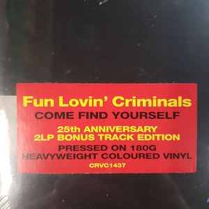 FUN LOVIN' CRIMINALS - COME FIND YOURSELF (25th ANNIVERSARY COLOURED) (2LP) VINYL