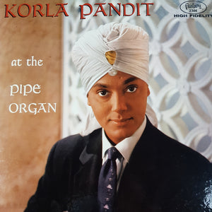 KORLA PANDIT - AT THE PIPE ORGAN (RED COLOURED) (USED VINYL 1959 US EX+/EX+)