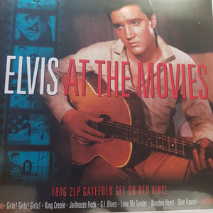 ELVIS PRESLEY - AT THE MOVIES (2LP) (RED COLOURED) VINYL
