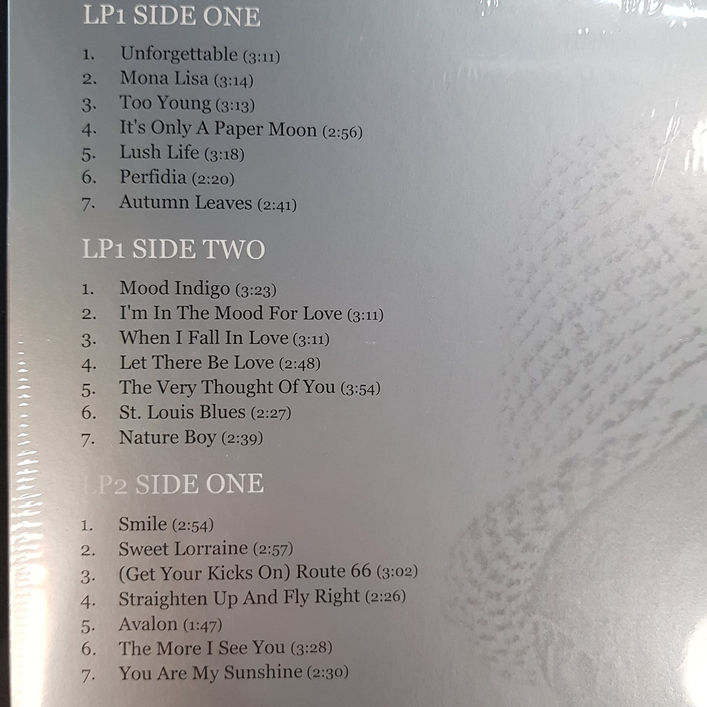 NAT KING COLE - THE PLATINUM COLLECTION (3LP) (WHITE COLOURED) VINYL