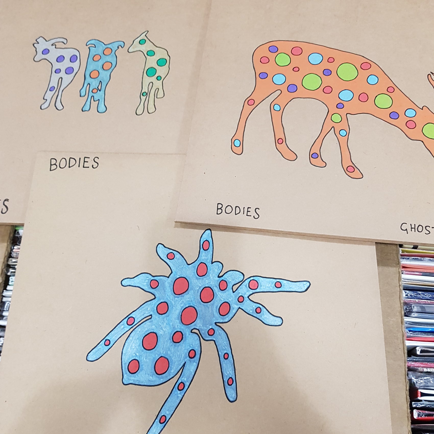 BODIES - GHOST HOAXING (LIMITED EDITION HAND DRAWN SLEEVES) VINYL