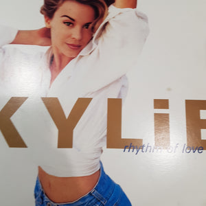 KYLIE MINOGUE - RHYTHM OF LOVE (USED VINYL 1990 AUS EX/EX+)
