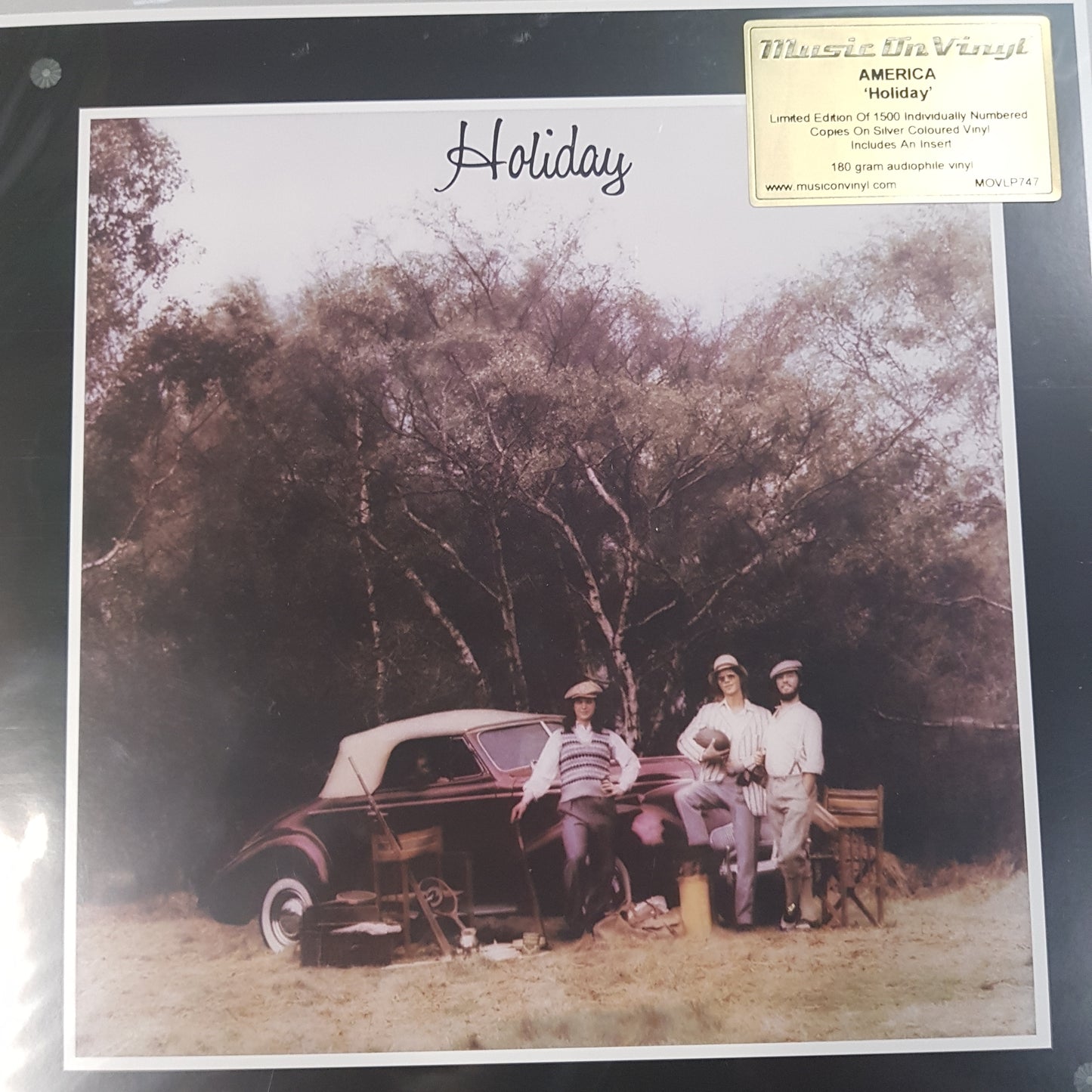 AMERICA - HOLIDAY (SILVER COLOURED) VINYL