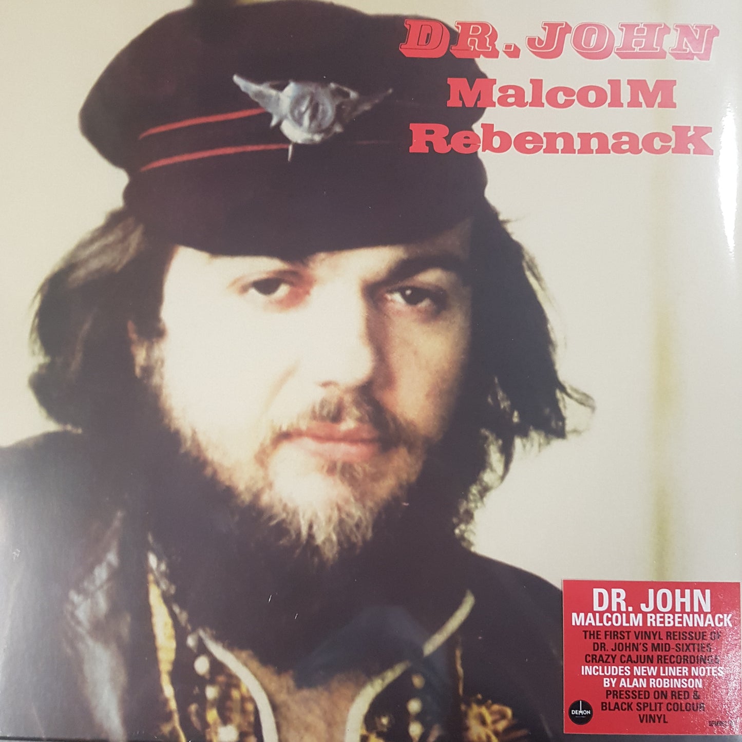 DR JOHN - MALCOLM REVENNACK (BLACK SPLIT COLOURED) VINYL