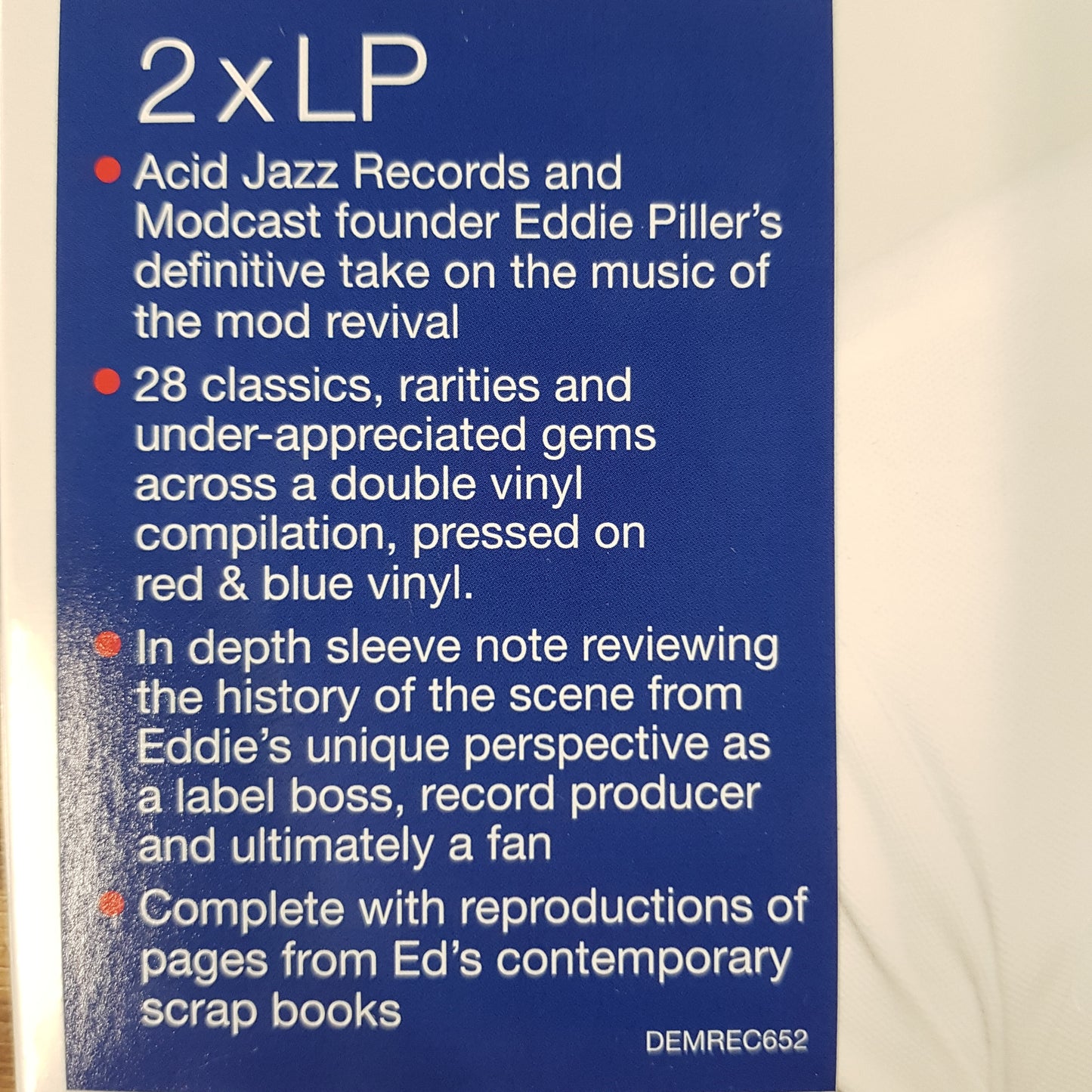 VARIOUS ARTISTS - EDDIE PILLER PRESENTS: THE MOD REVIVAL (2LP) VINYL