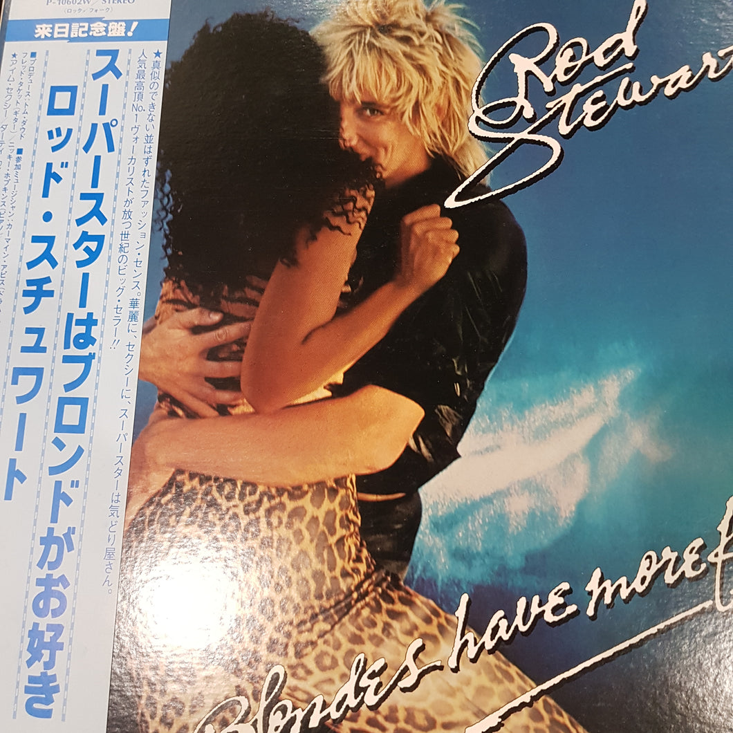 ROD STEWART - BLONDES HAVE MORE FUN (USED VINYL 1978 JAPANESE M-/EX)
