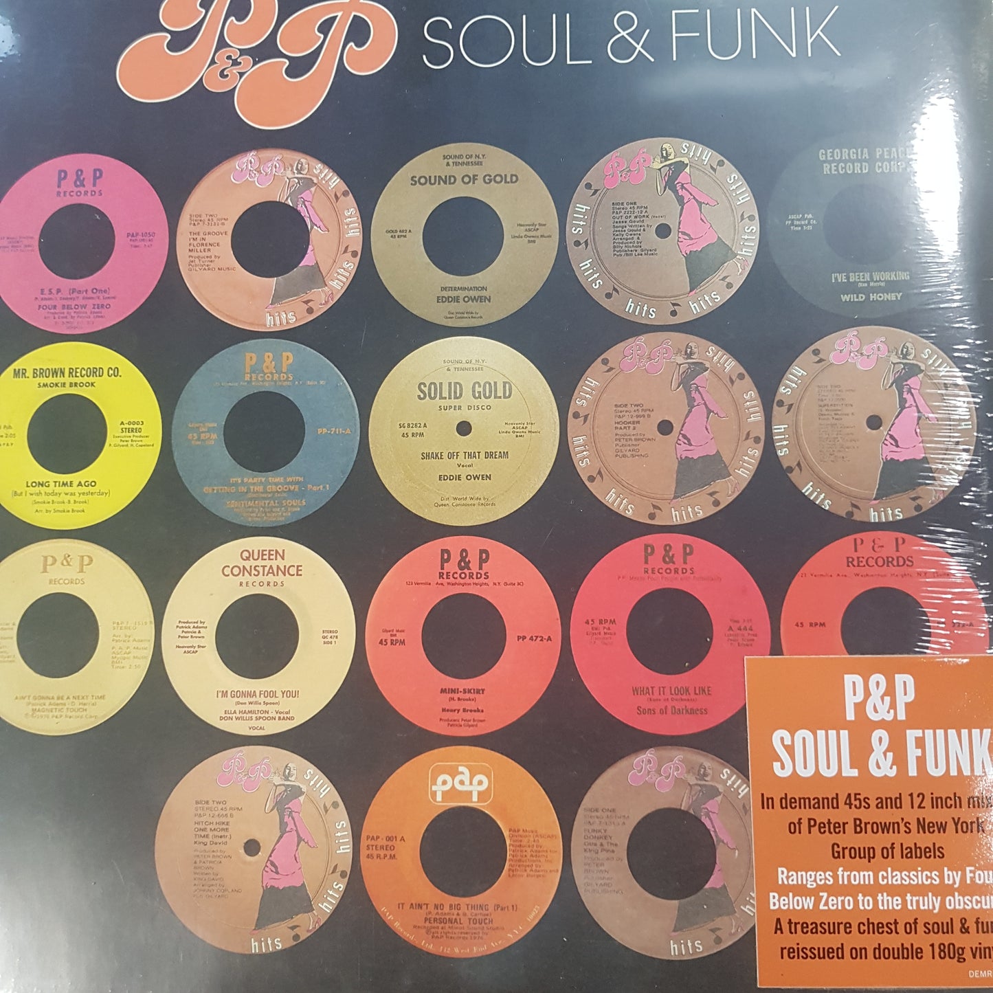 VARIOUS ARTISTS - P AND P: SOUL AND FUNK (2LP) VINYL