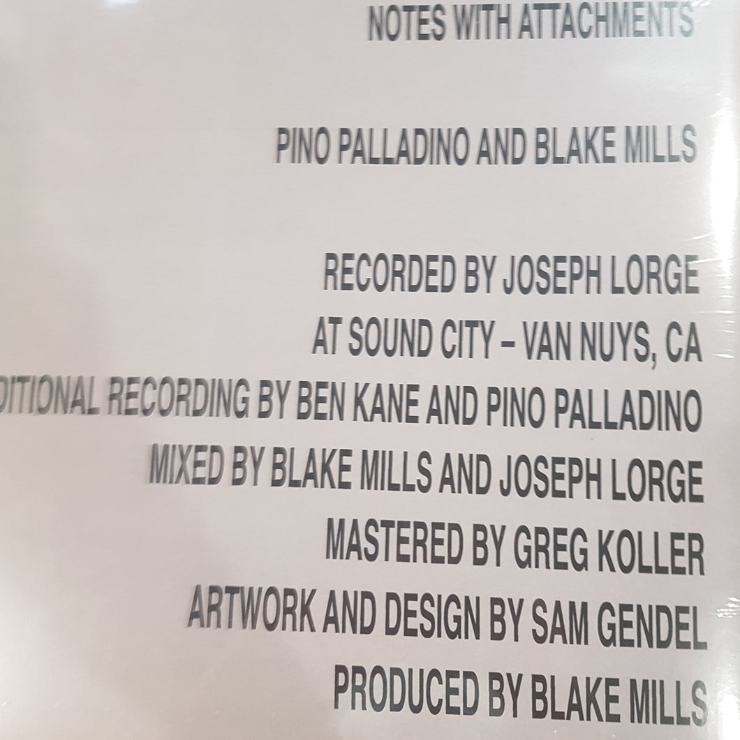 PINO PALLADINO AND BLAKE MILLS - NOTES WITH ATTACHMENTS VINYL