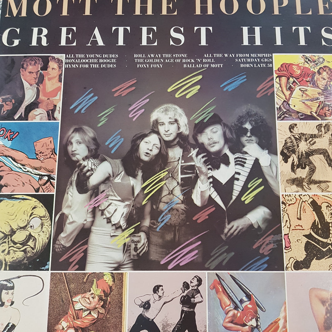 MOTT THE HOOPLE - GREATEST HITS (USED VINYL 1976 US M-/M-)