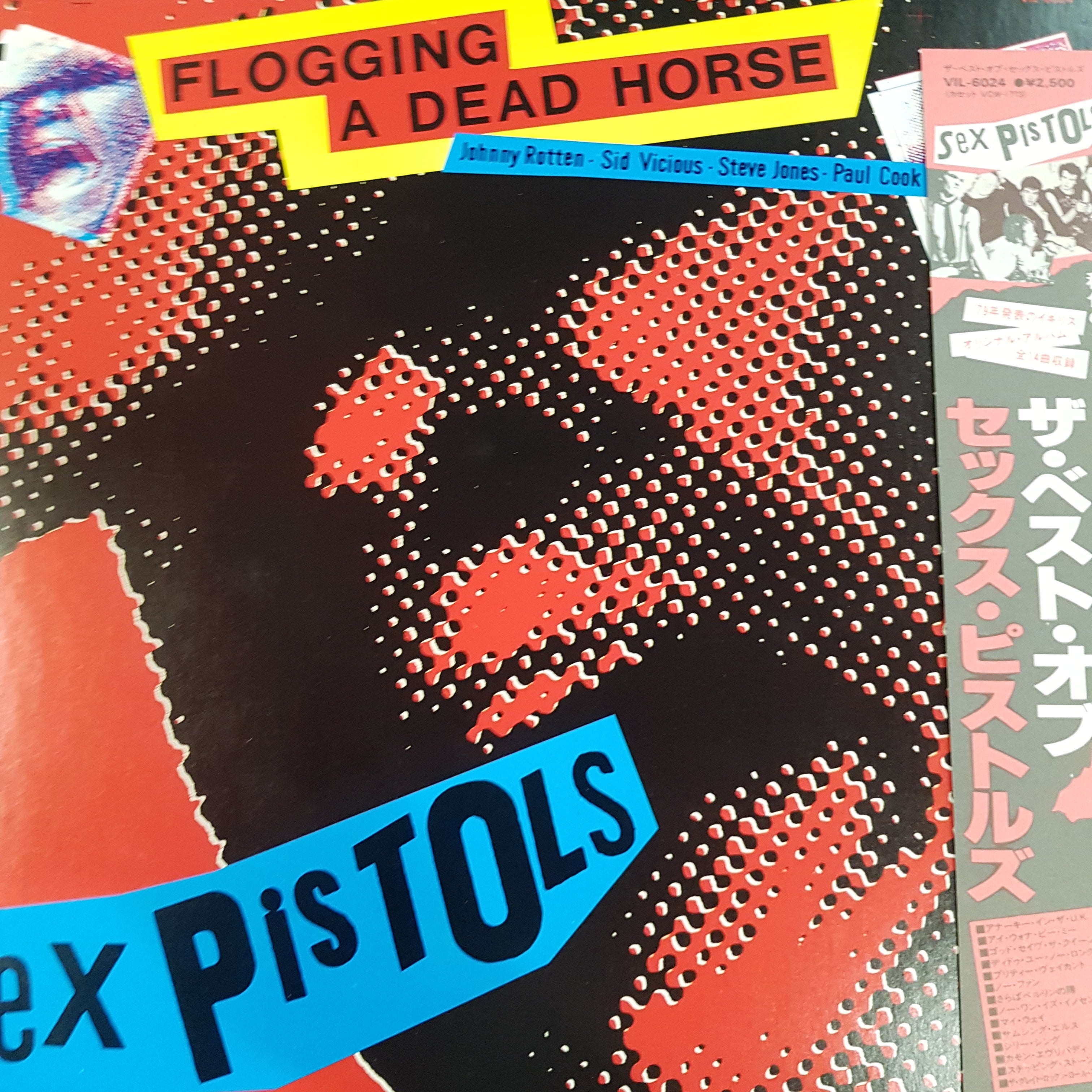 SEX PISTOLS - FLOGGING A DEAD HORSE (USED VINYL 1983 JAPANESE M-/M-)