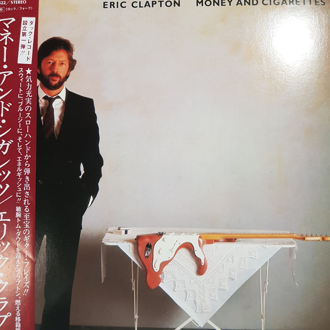 ERIC CLAPTON - MONEY AND CIGARETTES (USED VINYL 1983 JAPANESE M-/M-)