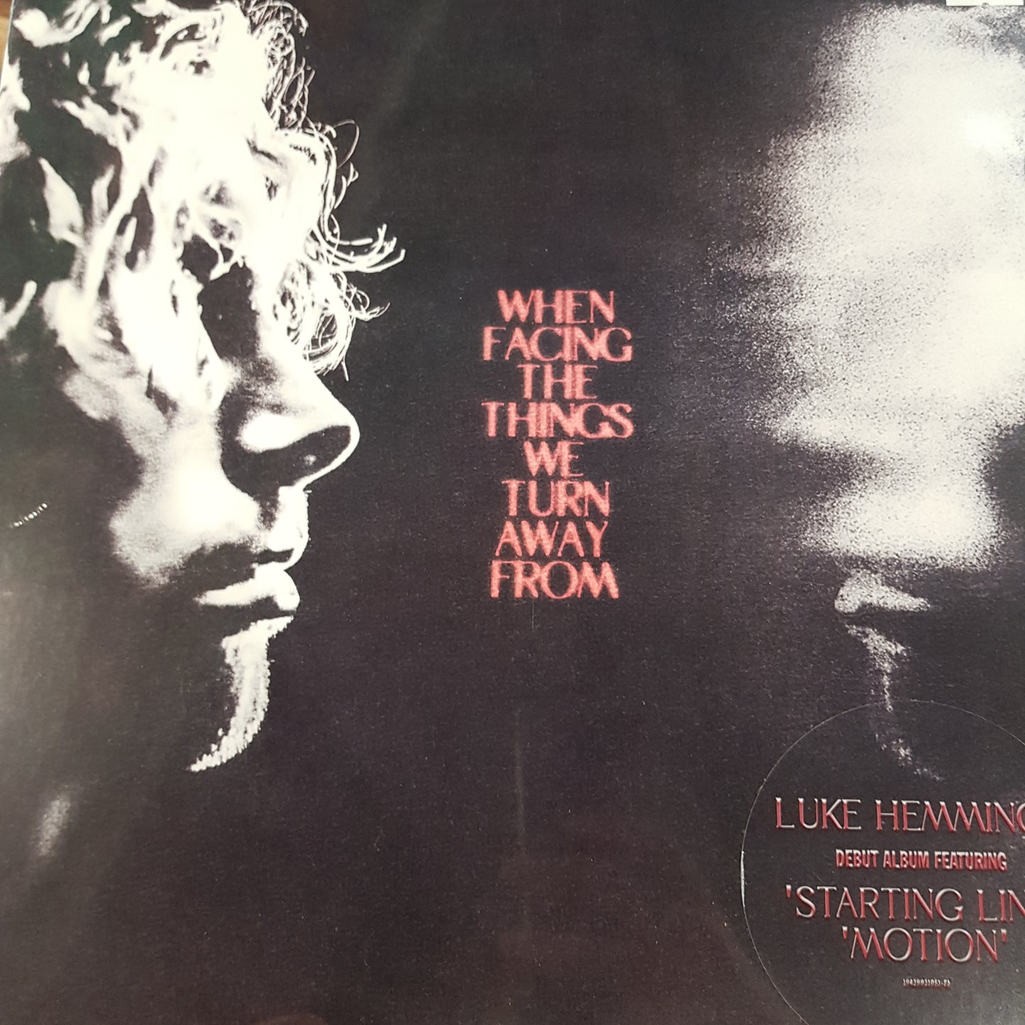 LUKE HEMMINGS - WHEN FACING THINGS WE TURN AWAY FROM VINYL