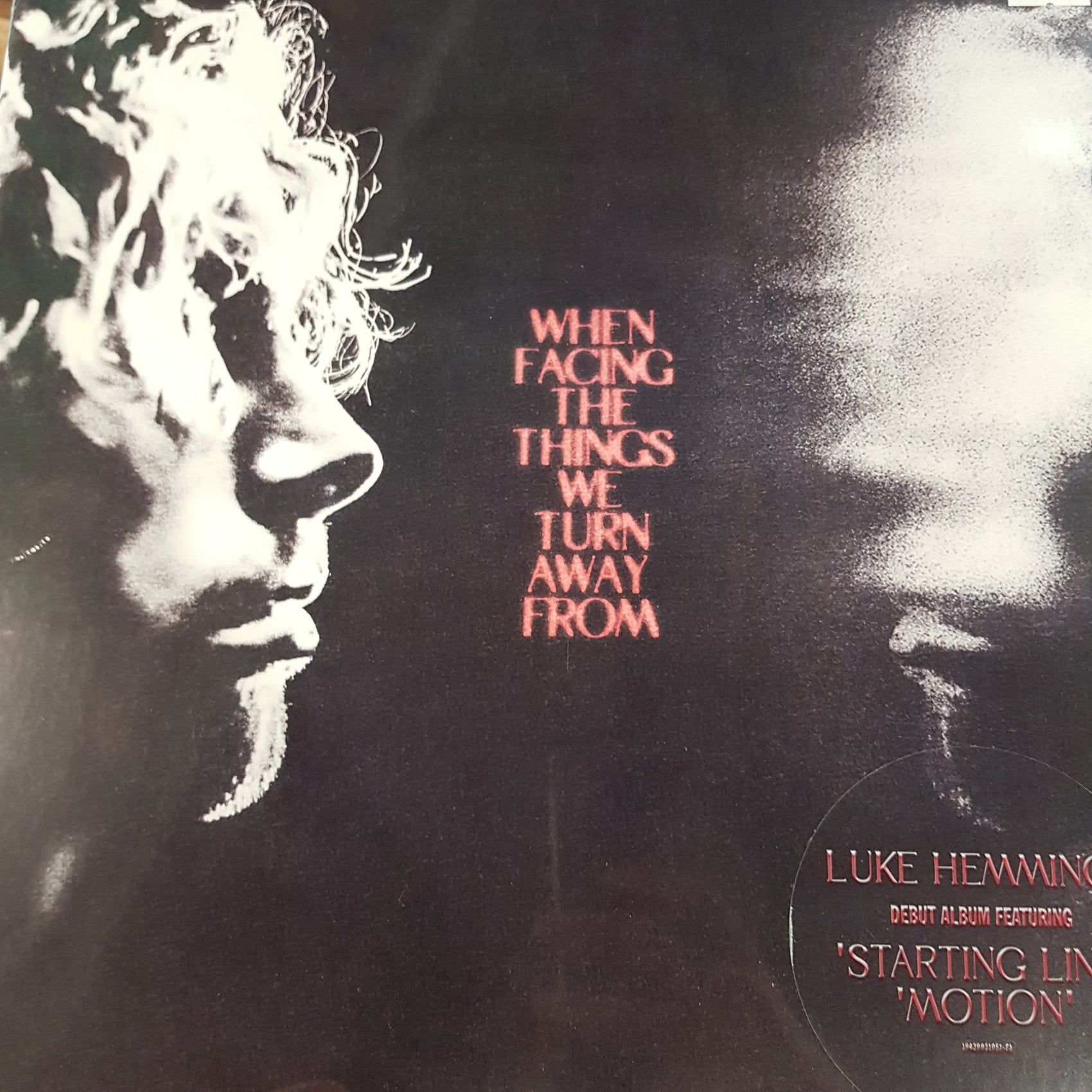 LUKE HEMMINGS - WHEN FACING THINGS WE TURN AWAY FROM VINYL