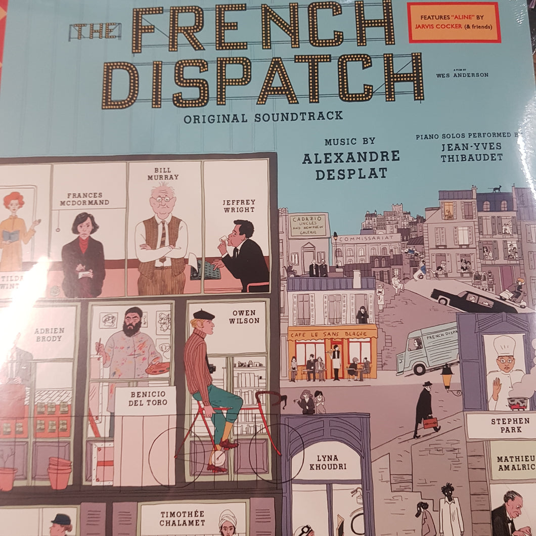 VARIOUS ARTISTS : WES ANDERSON PRESENTS: THE FRENCH DISPATCH O.S.T.  (2LP) VINYL