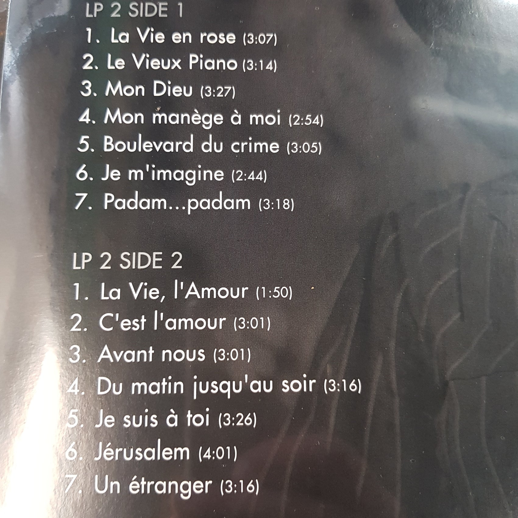 EDITH PIAF - JE NE REGRETTE RIEN (2LP) (COLOURED) VINYL