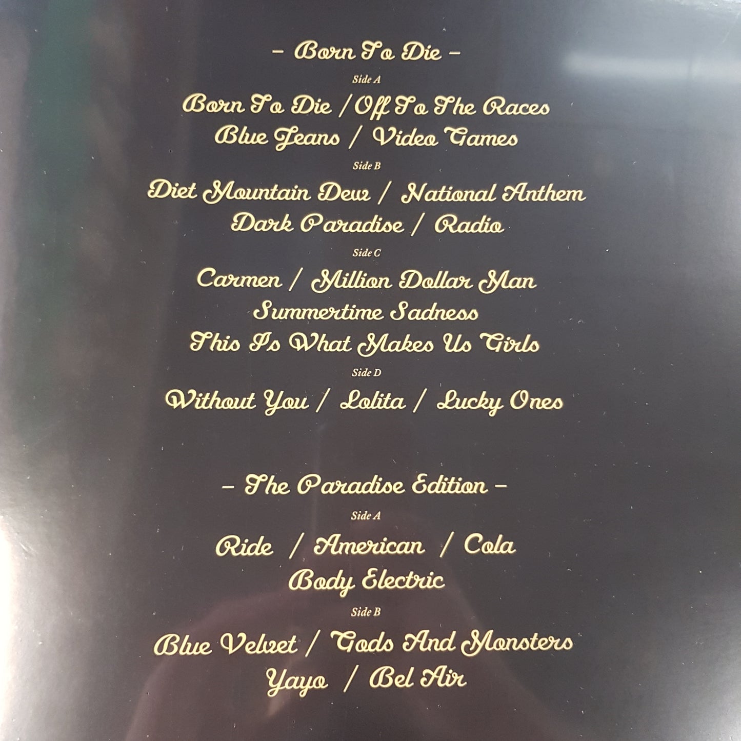 LANA DEL REY - BORN TO DIE: PARADISE EDITION (ONLY BONUS MATERIAL) VINYL