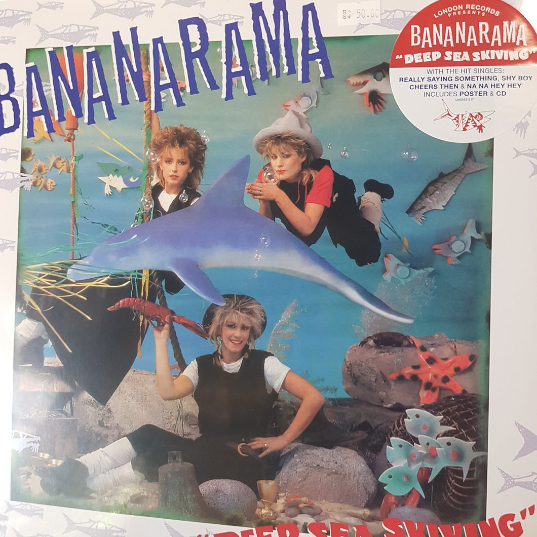 BANANARAMA - DEEP SEA SKIVING (CD AND POSTER) VINYL