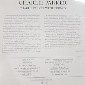 CHARLIE PARKER - WITH STRINGS VINYL