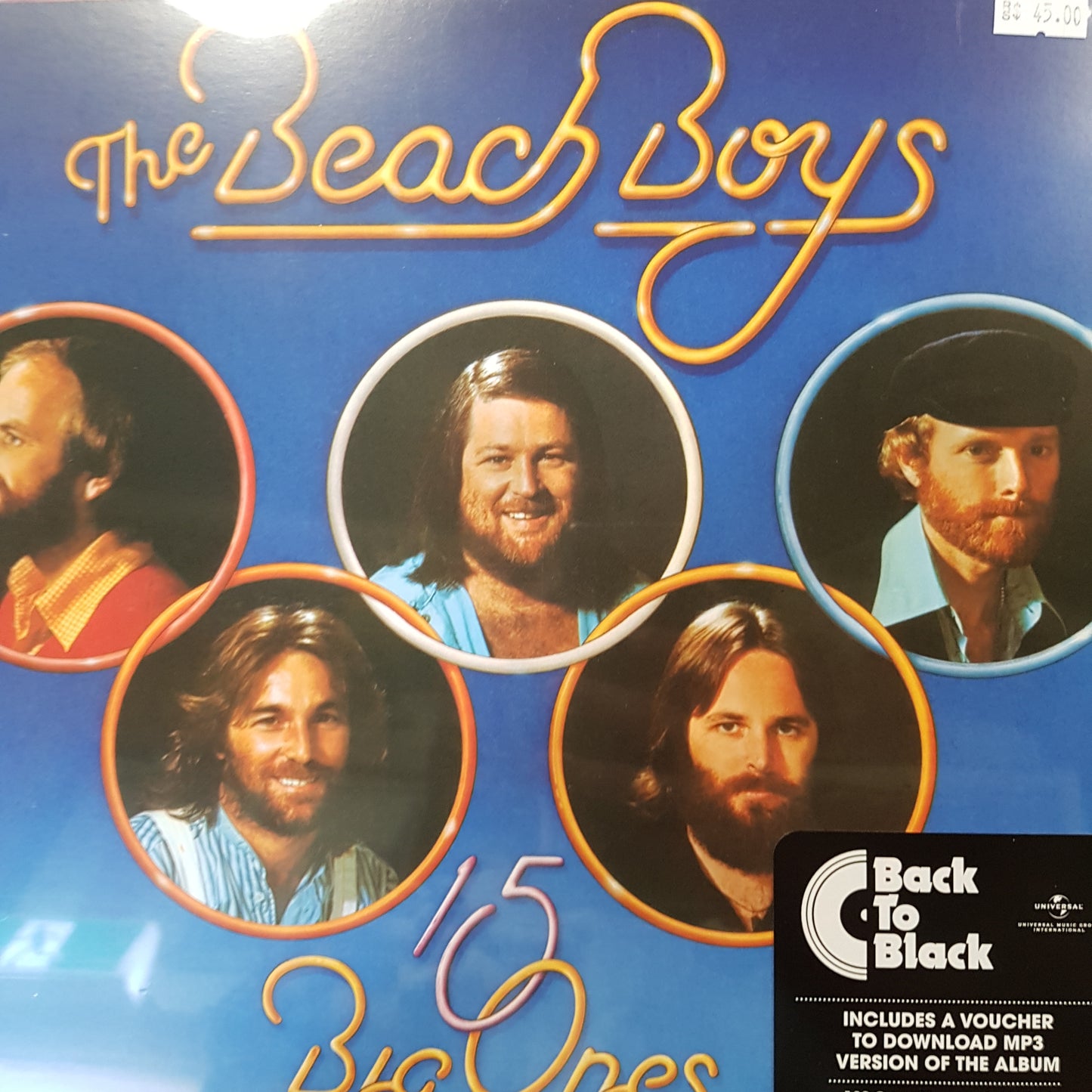BEACH BOYS - 15 BIG ONES VINYL