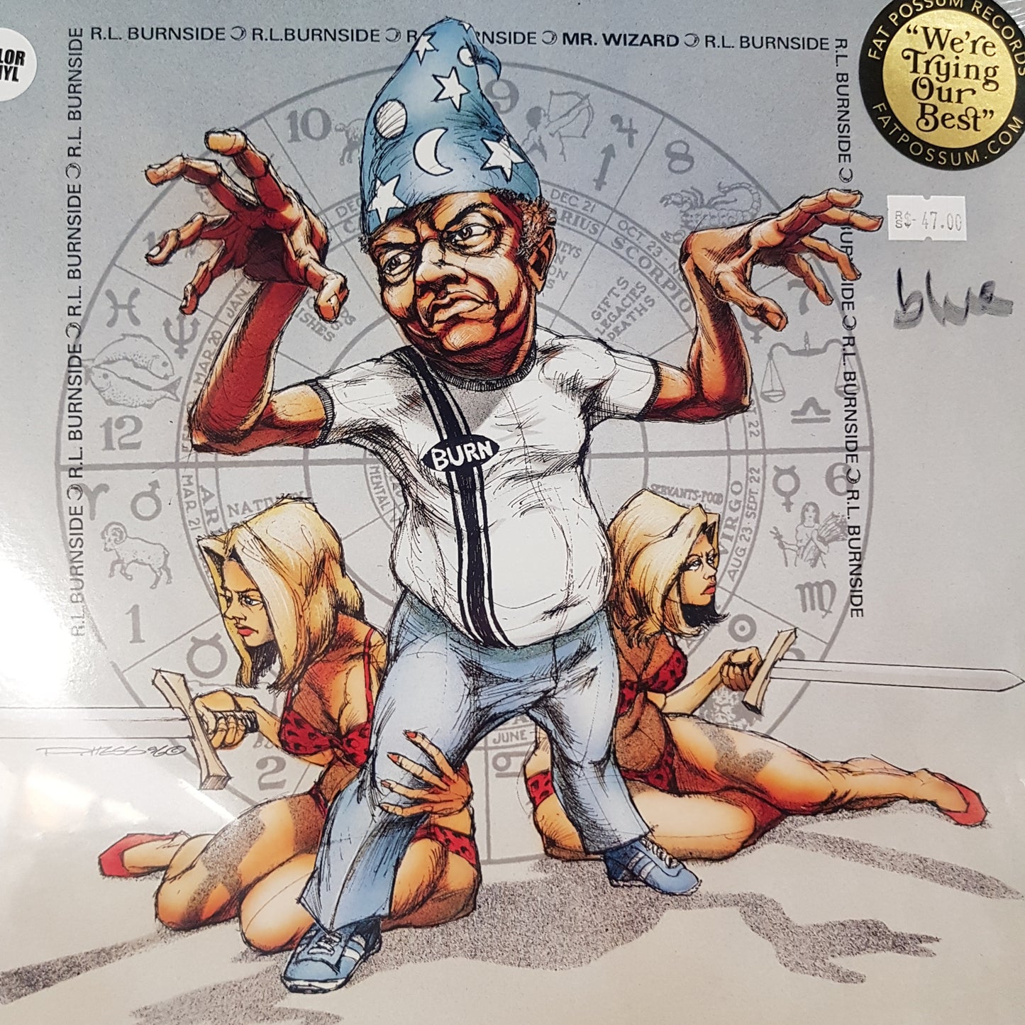 R.L. BURNSIDE - MR WIZARD (BLUE COLOURED) VINYL
