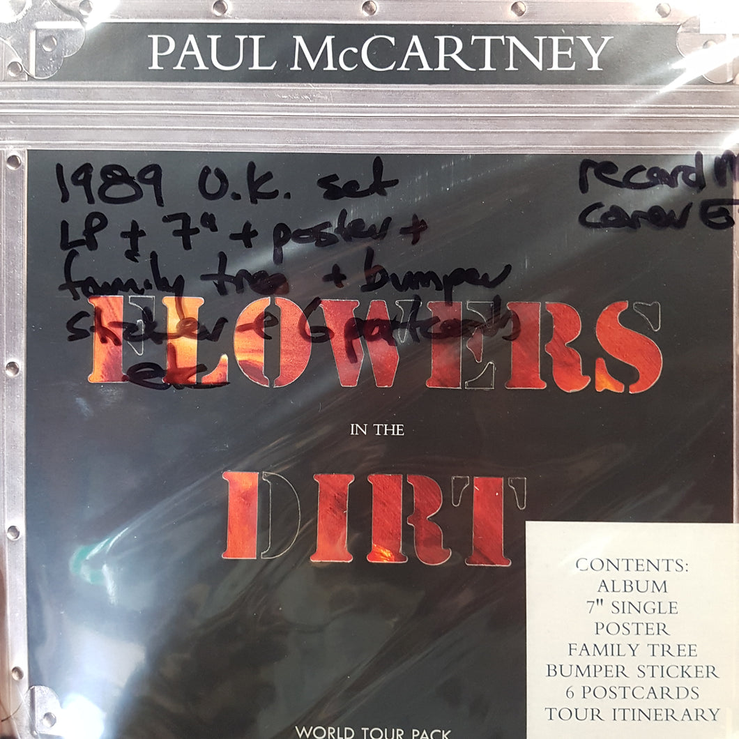 PAUL MCCARTNEY - FLOWERS IN THE DIRT (3CD) (USED SET 1989 UK M-/EX-)