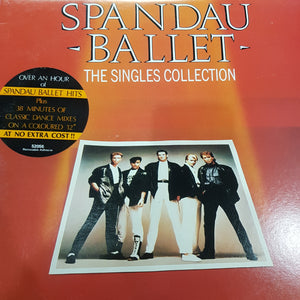 SPANDAU BALLET - THE SINGLES COLLECTION (RED COLOURED) (+12") (USED VINYL 1985 AUS M- EX)