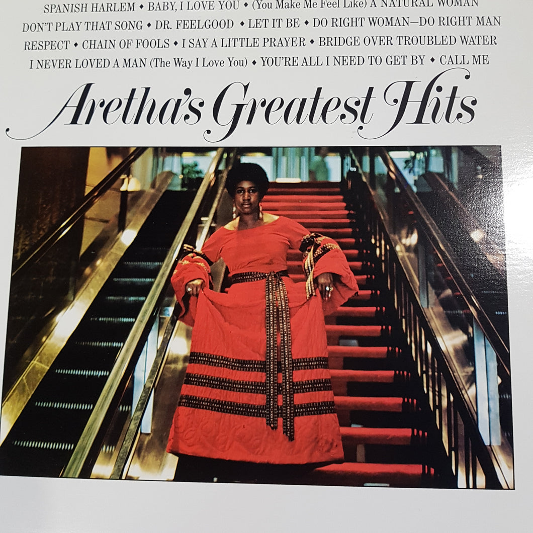 ARETHA FRANKLIN - ARETHAS GREATEST (USED VINYL 1975 CANADIAN M- /EX+)
