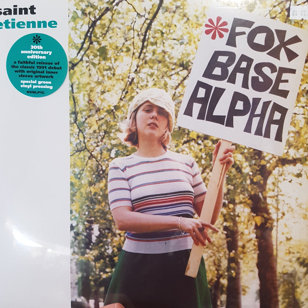 SAINT ETIENNE - FOXBASE ALPHA (30TH ANNIVERSARY) (GREEN PRESSING) VINYL