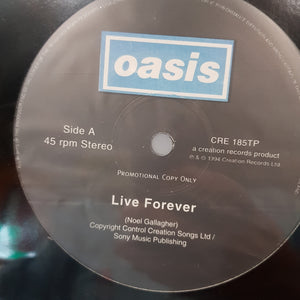 OASIS - LIVE FOREVER (12") (USED VINYL 1994 EX+)